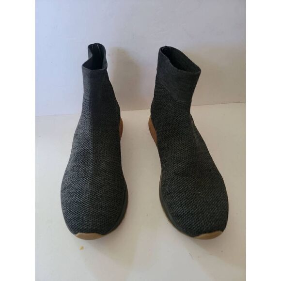 Dr Scholl's Original Collection Women's Gray Sock Style Sneaker Booties Size 8 - Picture 1 of 6